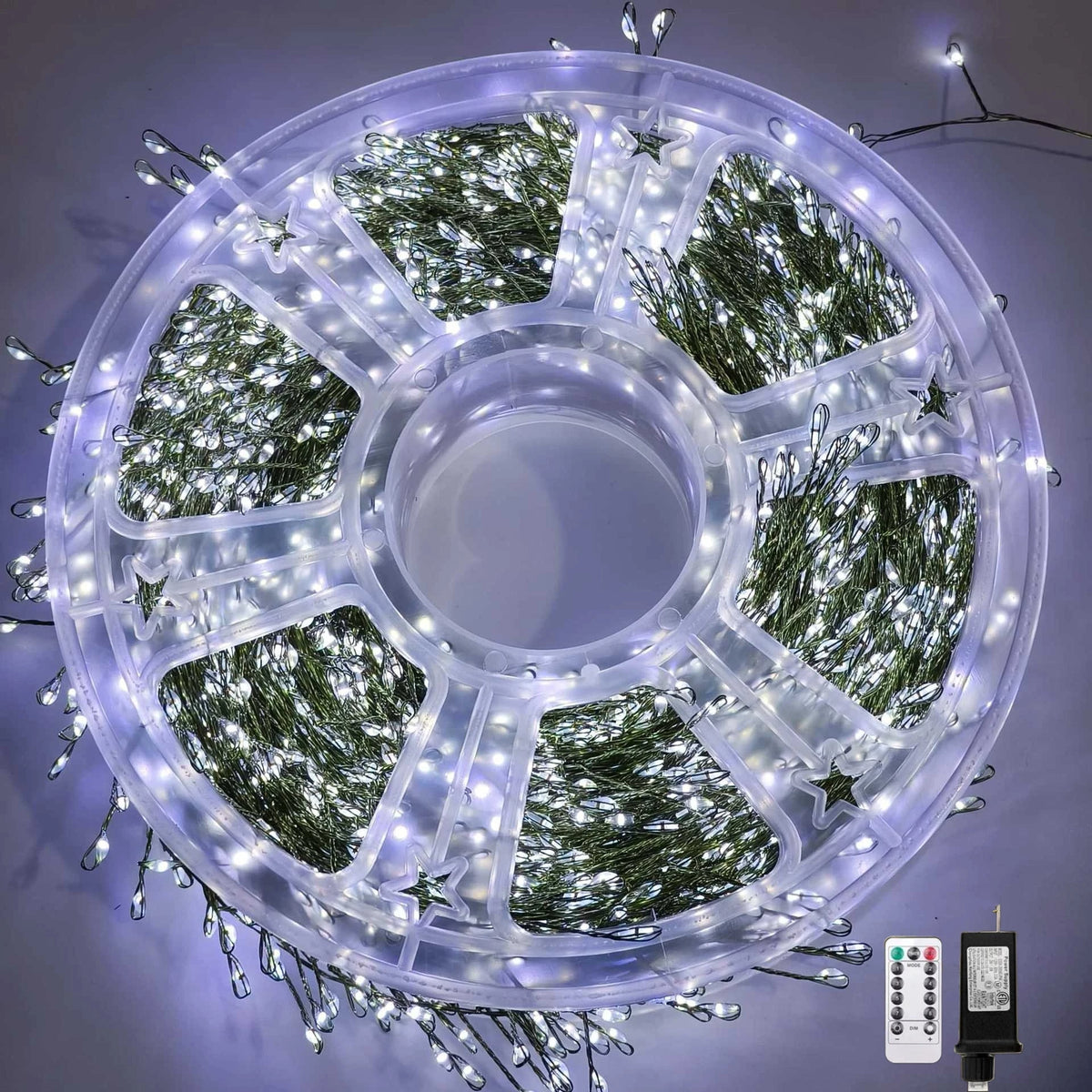 LED Firecracker String Lights EU/US DC Power Remote Control Halloween Garland Fairy Light for Wedding Party Christmas Decoration